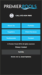 Mobile Screenshot of premierpoolsdfw.com