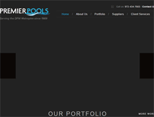 Tablet Screenshot of premierpoolsdfw.com